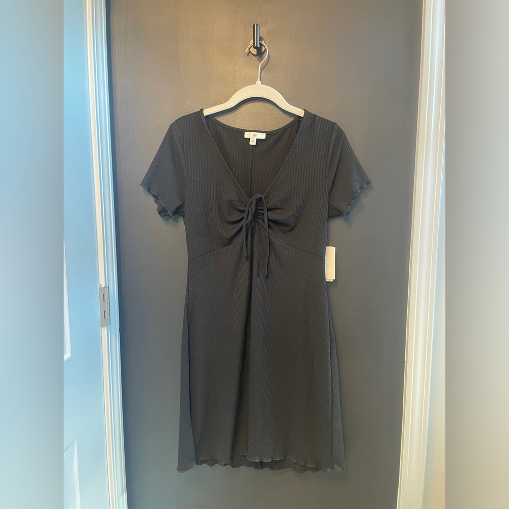 BP Black Ruffle Hem Dress - new with tags!